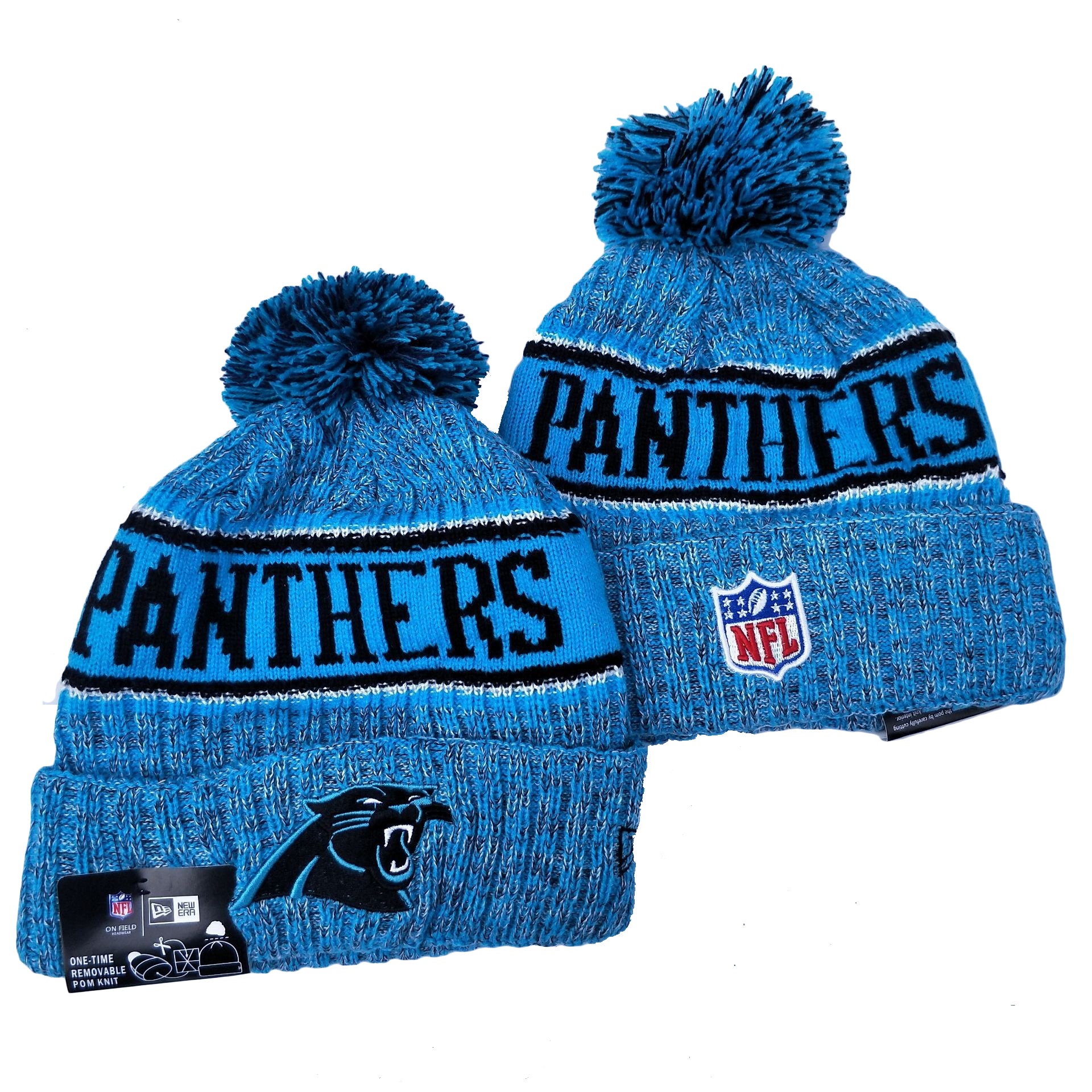 Carolina Panthers Knit Hats 054
